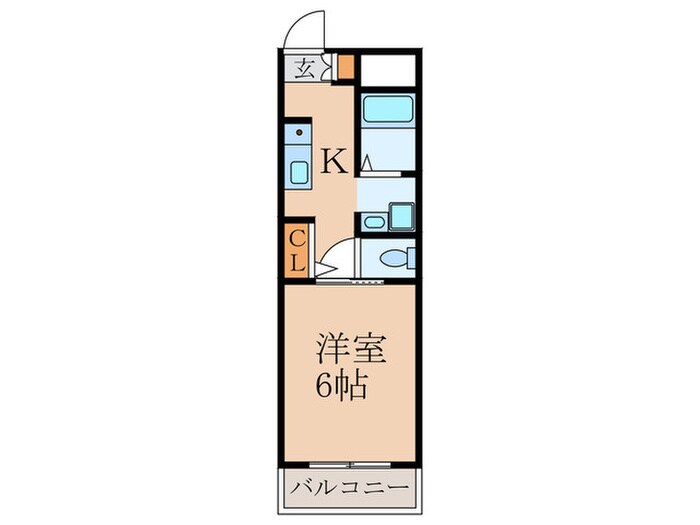 ロールス塚口Ⅰの物件間取画像