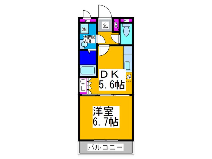 大仙パ－クサイドの物件間取画像