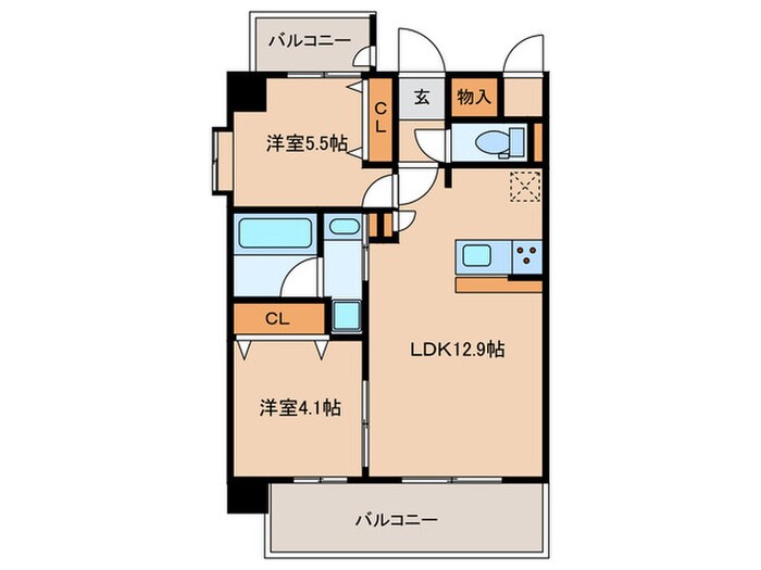 TOP　COURT都島の物件間取画像