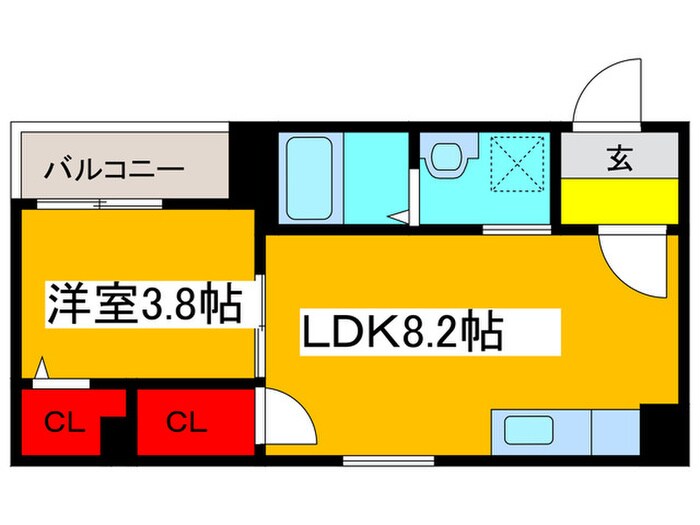 ベンベヌートIIの物件間取画像