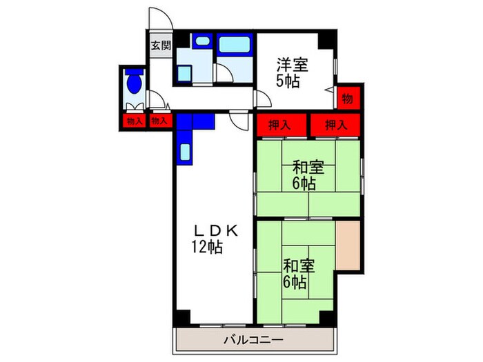 メゾン宮山の物件間取画像