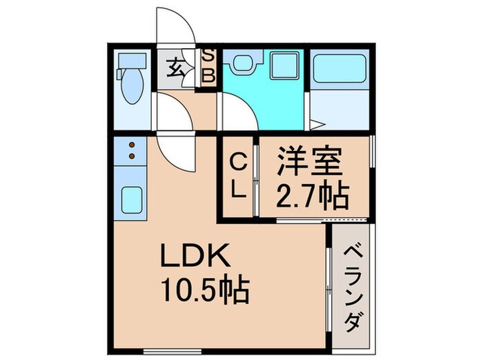 パロス東住吉の物件間取画像