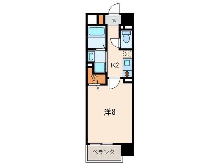 クラシェス尼崎の物件間取画像
