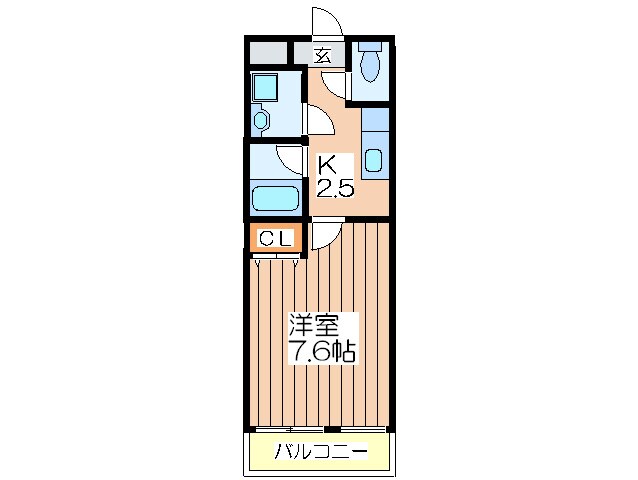 ハ－トハイムの物件間取画像