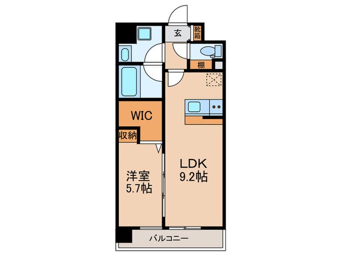 ラフィネール大阪十三の物件間取画像