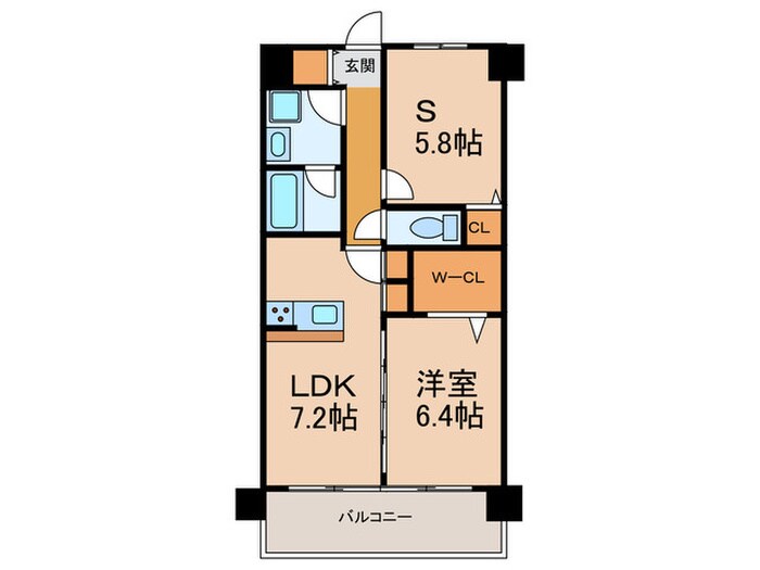 ラフィネール大阪十三の物件間取画像