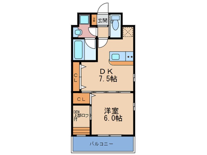 ＮＯＲＴＨＶＩＬＬＡＧＥ参番館の物件間取画像