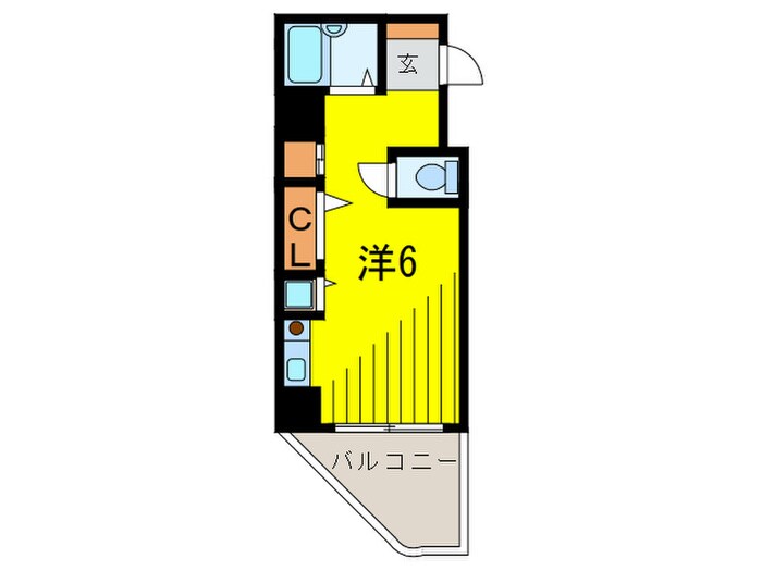 ＹＫハイツ松の内の物件間取画像