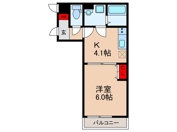 D gate Cielの物件間取画像