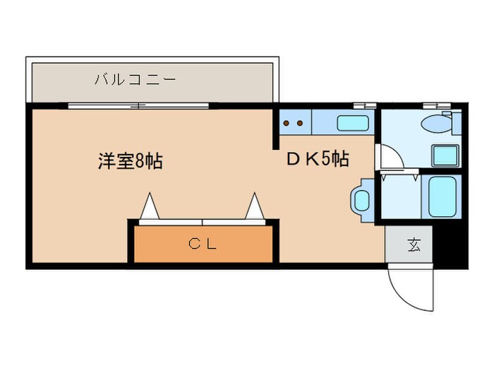 ド・ミール東洞院の物件間取画像