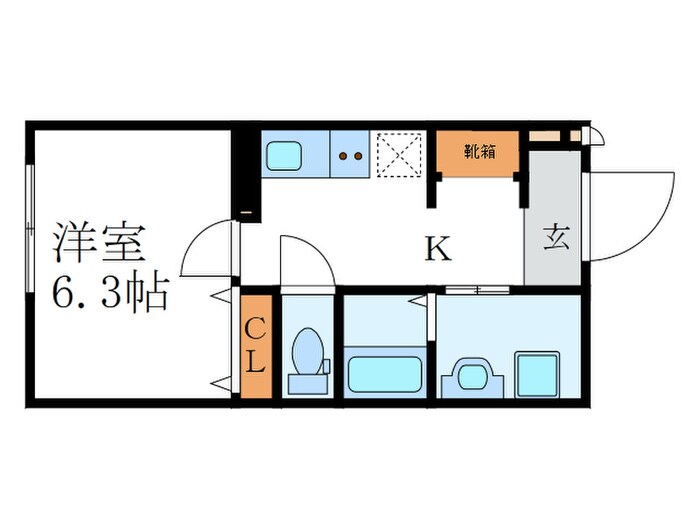 グレース西ノ京の物件間取画像