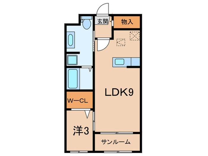 クレメントの物件間取画像