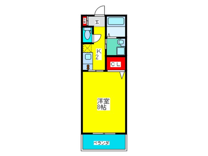 オリエンタル靱本町の物件間取画像