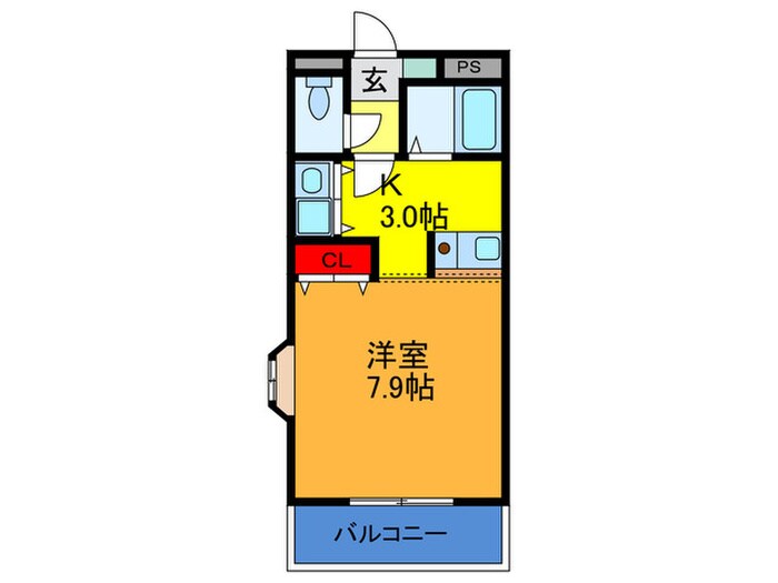 コスモ７の物件間取画像