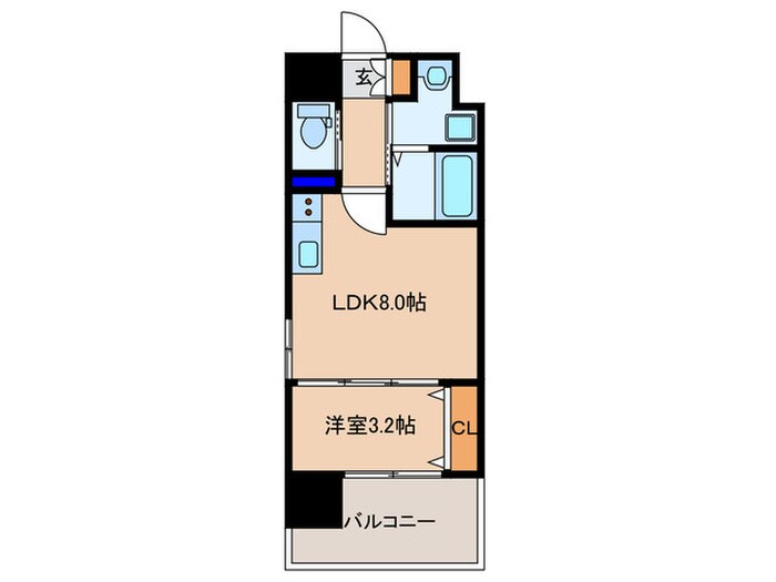 仮）ﾋﾞｶﾞｰﾎﾟﾘｽ486与力町公園Ⅱの物件間取画像