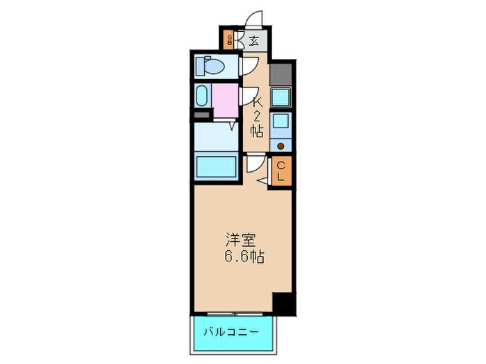 ベクス福島の物件間取画像