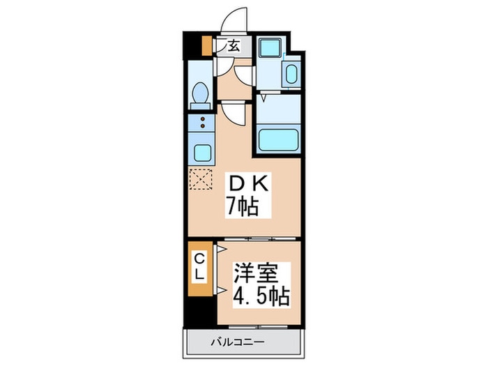 グランパシフィック泉尾Luxeの物件間取画像