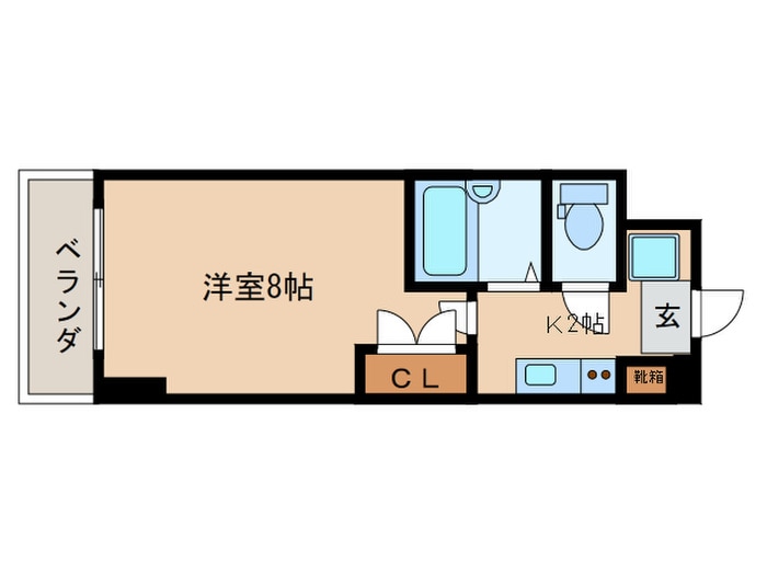 クオーレ南草津の物件間取画像