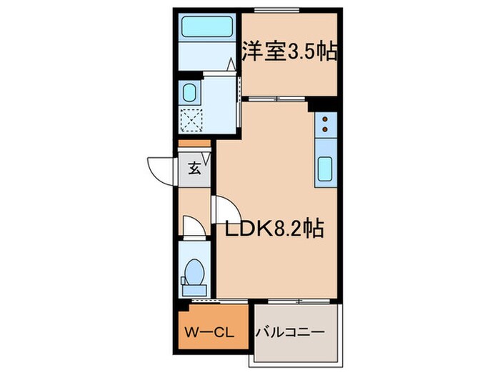 REGIES塚口南Ⅰの物件間取画像