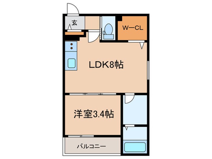 REGIES塚口南Ⅰの物件間取画像