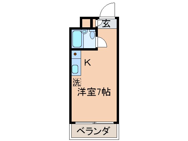 マンションスクエア２０の物件間取画像