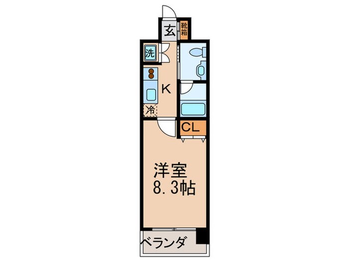 ベラジオ烏丸三条(302)の物件間取画像