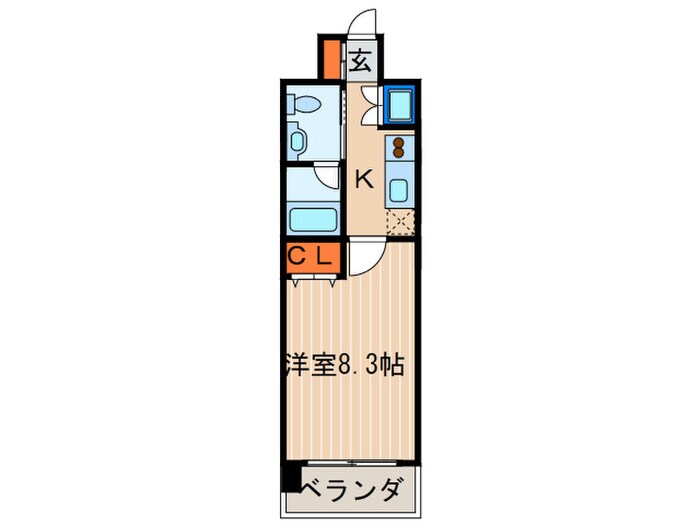 ベラジオ烏丸三条(403)の物件間取画像