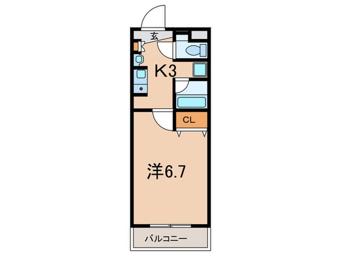 イーストコートの物件間取画像