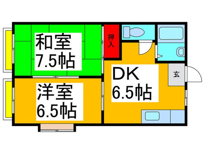 エスポワール野中の物件間取画像