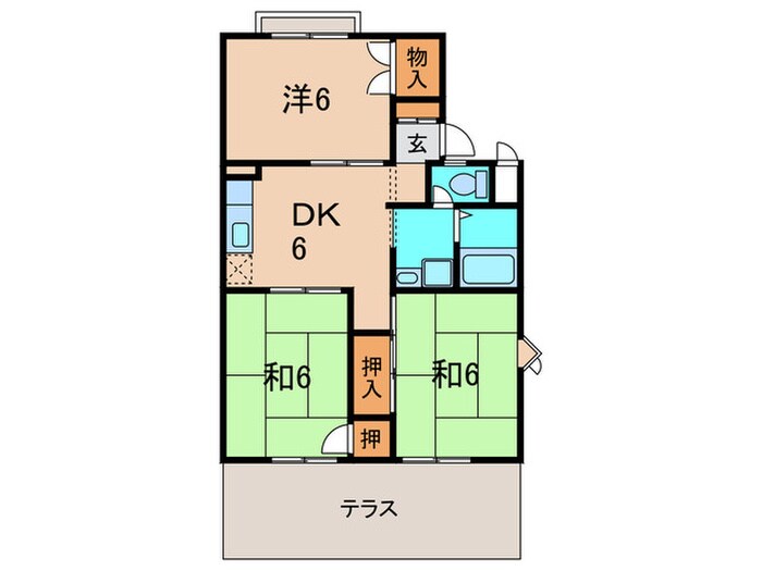 ハイツ・クレッシェンドの物件間取画像