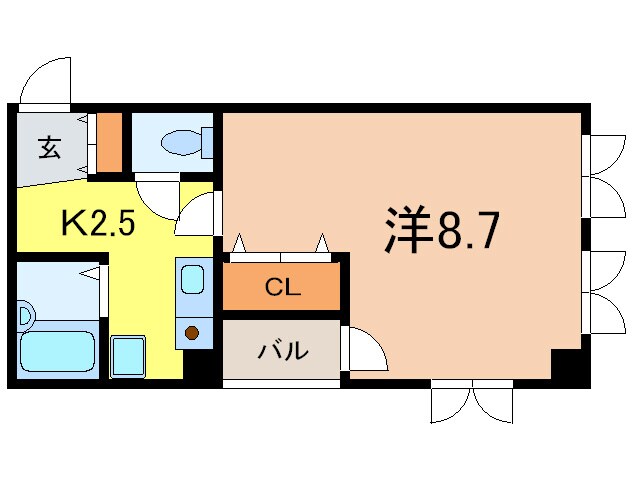 岩崎館の物件間取画像