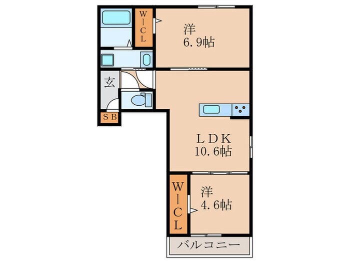 仮)Gesund桂の物件間取画像