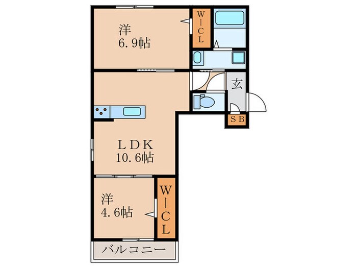 仮)Gesund桂の物件間取画像