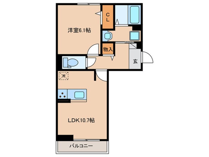 ジラソーレの物件間取画像