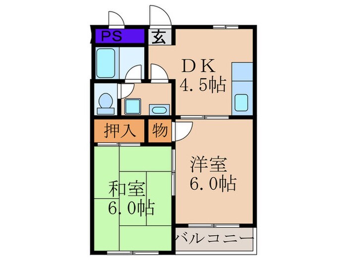 物件間取画像