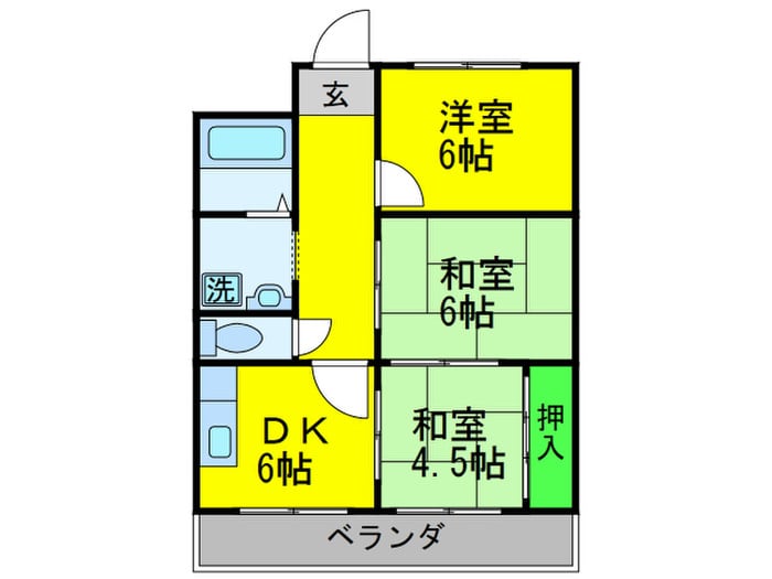 サンエイム白馬の物件間取画像