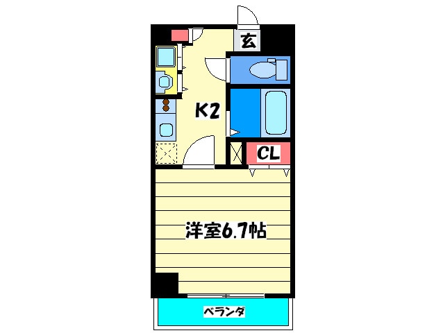 Ｕｒｏ上六の物件間取画像