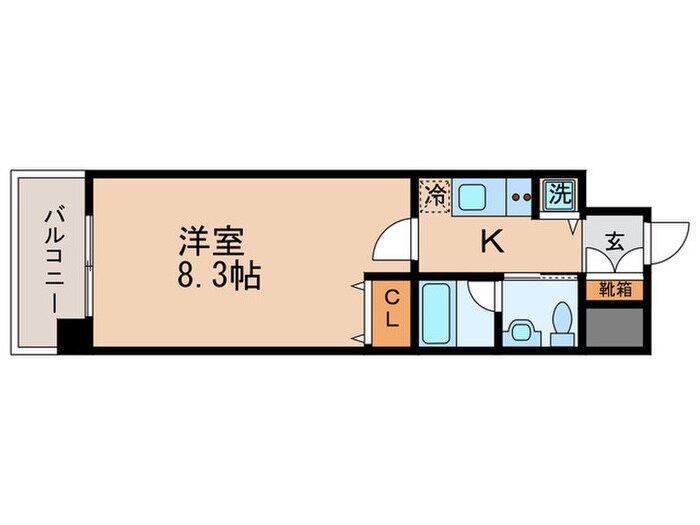 ベラジオ烏丸三条(905)の物件間取画像