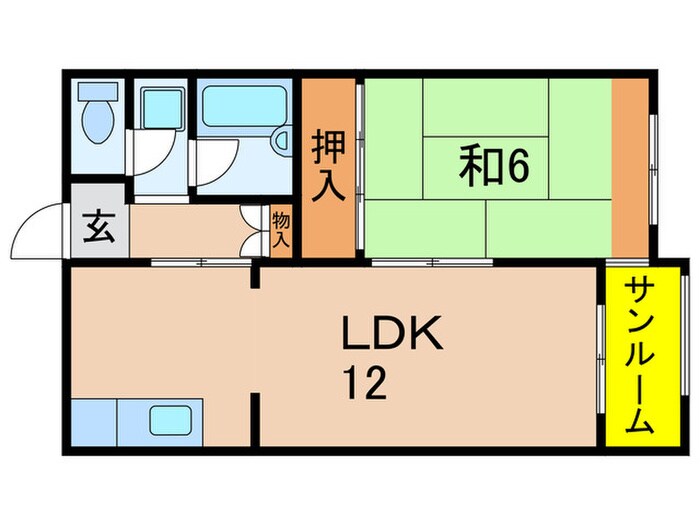 ヴィラ　オギノの物件間取画像