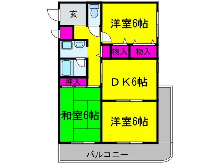 物件間取画像