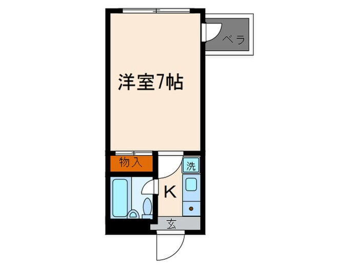 ステュディオフラット室町の物件間取画像