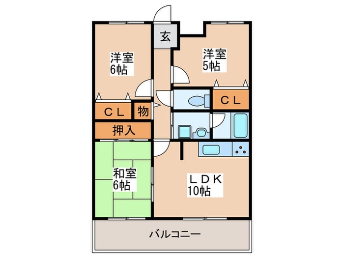 ナガハラレジデンスの物件間取画像