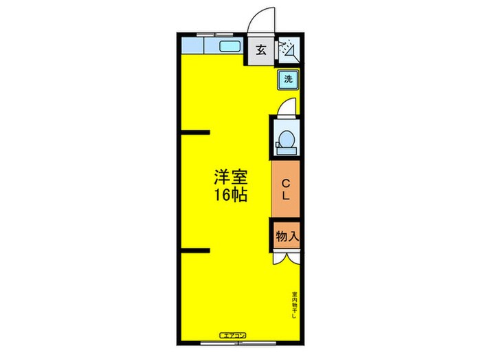 パレスハイツの物件間取画像