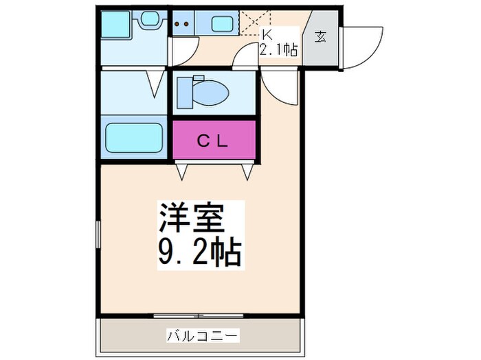 ベルドミール池田住吉の物件間取画像