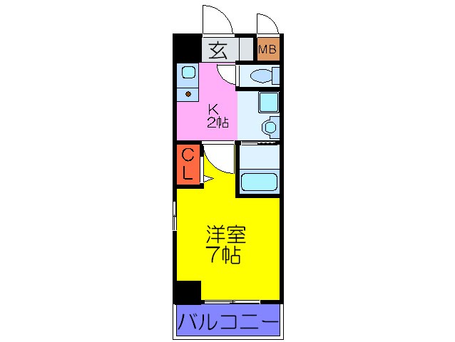 サキモトレジデンス福島の物件間取画像