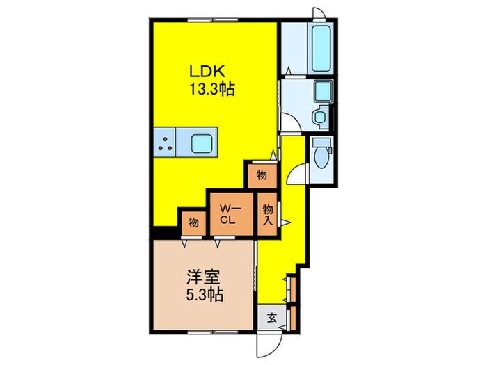 ファミールナカ　Ⅰの物件間取画像