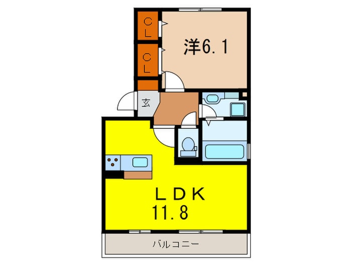 グランソレイユ南多聞台の物件間取画像