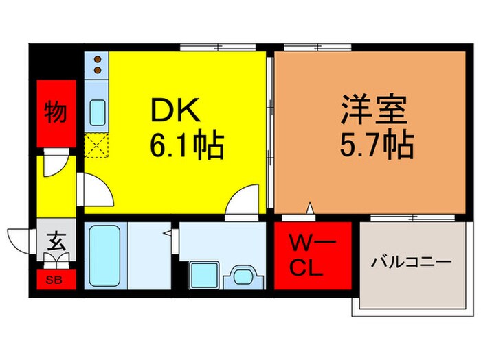 Ｓ　Ａｐｔ．門真元町の物件間取画像