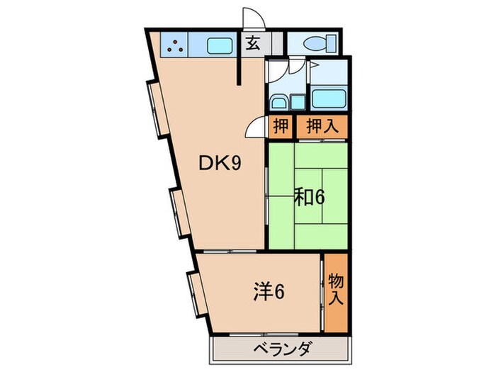 アミティー武庫之荘の物件間取画像