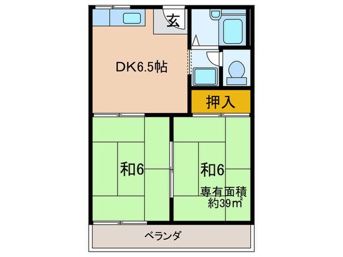 物件間取画像